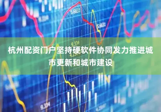 杭州配资门户坚持硬软件协同发力推进城市更新和城市建设